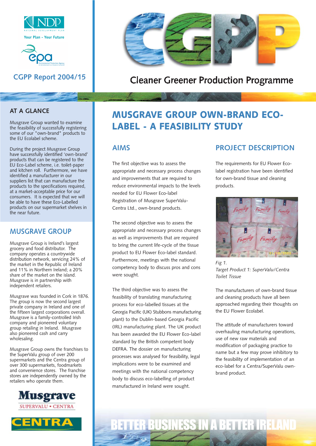 Musgrave Group Own-Brand Eco- Label