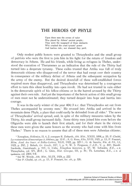 The Heroes of Phyle