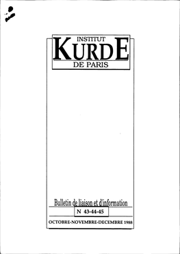 KURDISH LIBRARY) MAINTIENT VIV ANTE LA CULTURE DES KURDES SANS NATION (Gazette Telegraph 27.10.88)