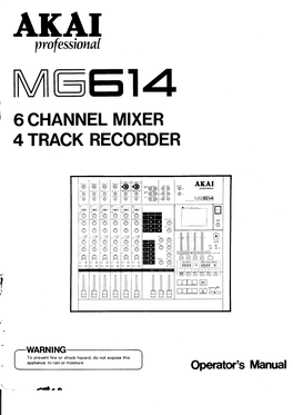 6Channel Mixer 4Track Recorder