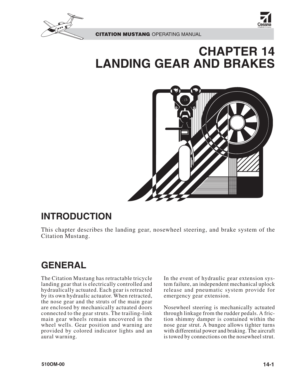 Chapter 14 Landing Gear and Brakes