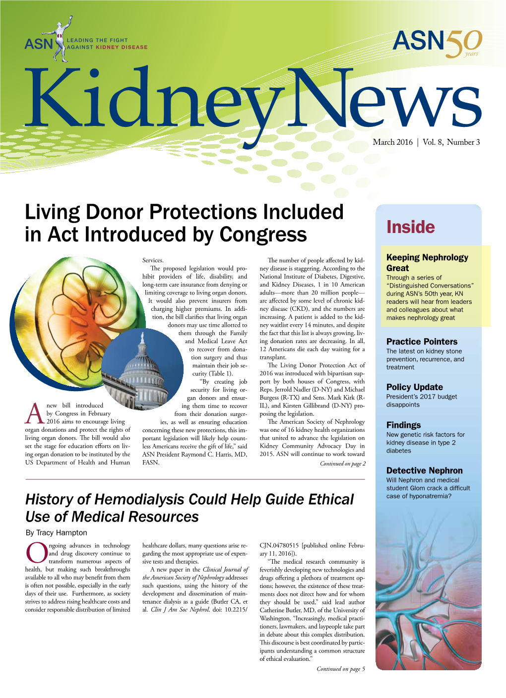 ASN Kidney News | March 2016
