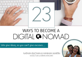 Ways to Become a Digital Nomad