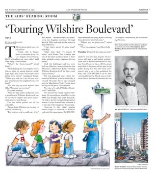 Los Angeles Times Reading Room Series: Touring Wilshire Boulevard