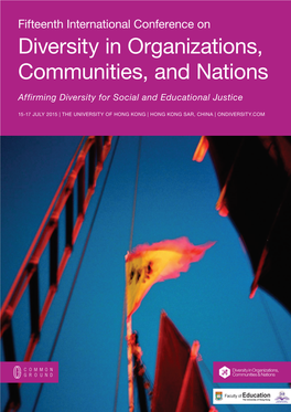 Diversity in Organizations, Communities, and Nations Affirming Diversity for Social and Educational Justice