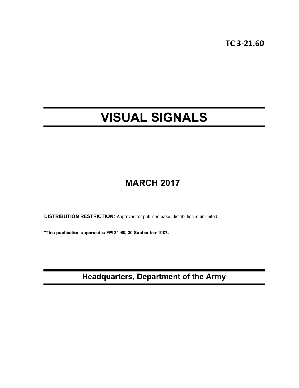 Visual Signals