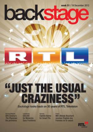 Backstage Looks Back on 30 Years of RTL Television