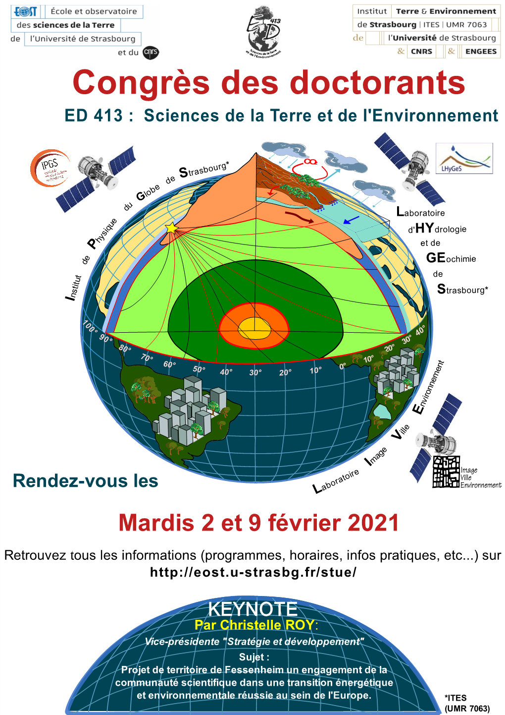 Congrès Des Doctorants ED 413 : Sciences De La Terre Et De L'environnement