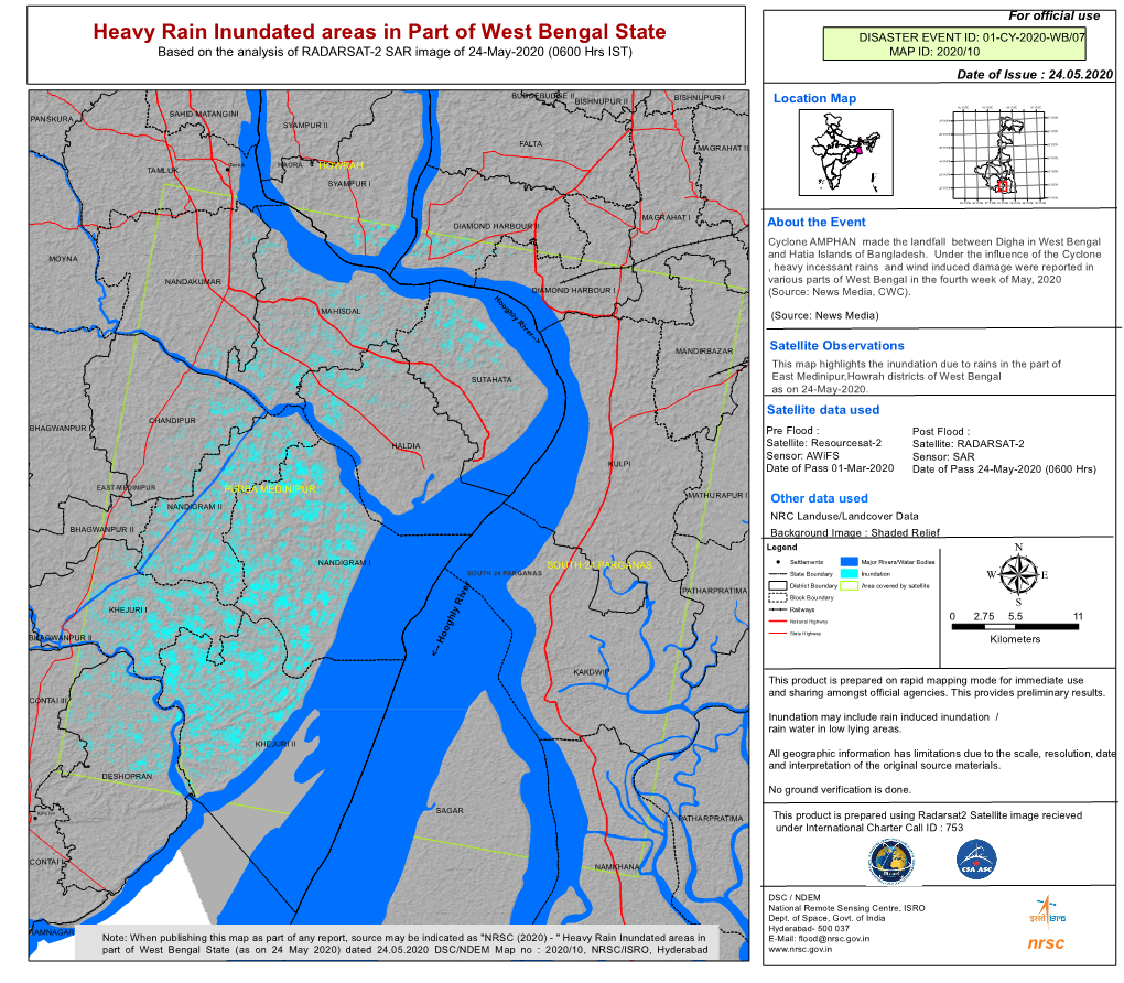 Heavy Rain Inundated Areas in Part of West Bengal State (24