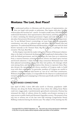 Montana: the Last, Best Place?
