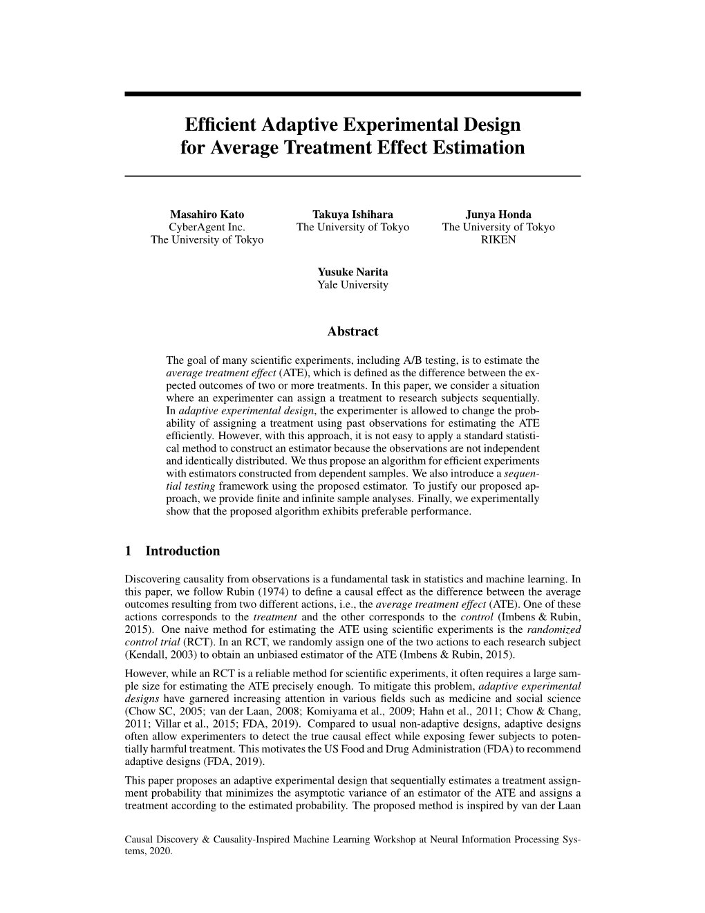 adaptive experimental design prospects and applications in political science