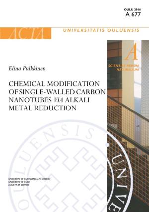 Chemical Modification of Single-Walled Carbon Nanotubes Via Alkali Metal Reduction