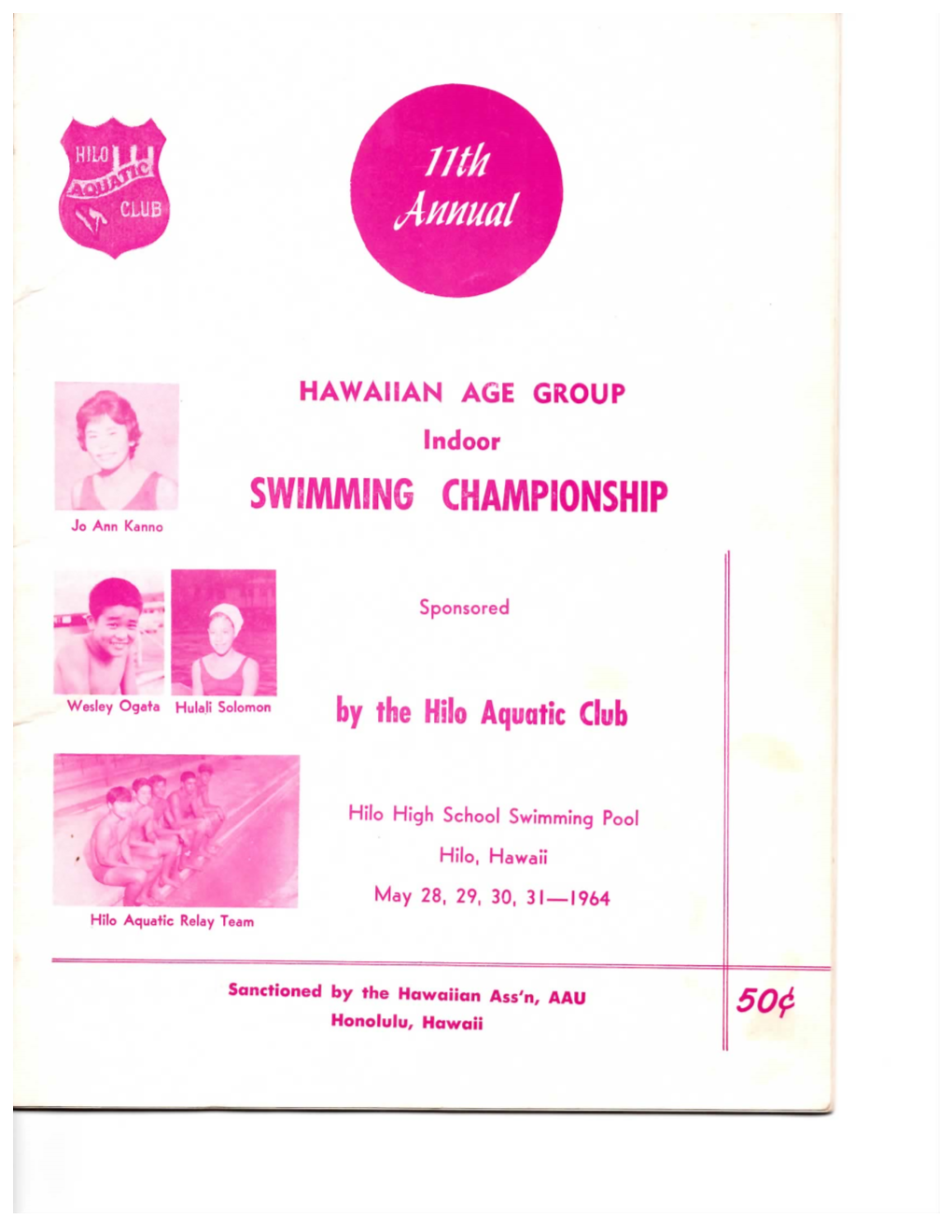 SWIMMING CHAMPIONSHIP Jo Ann Kanno