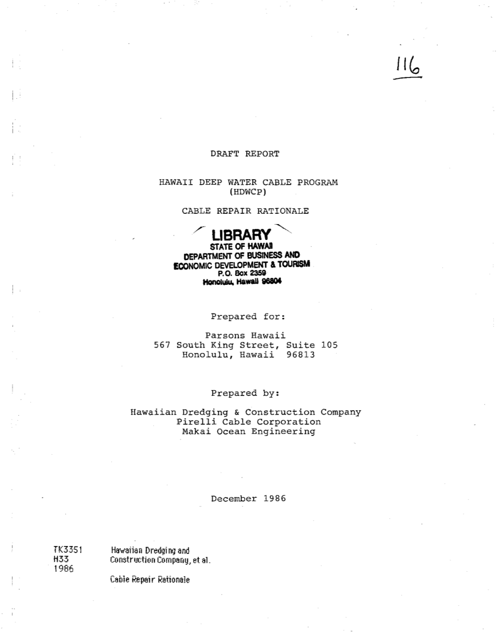 1986-Dec-Draft Cable Repair Rationale.Pdf