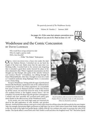 Wodehouse and the Comic Concussion
