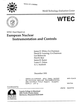 European Nuclear Instrumentation and Controls