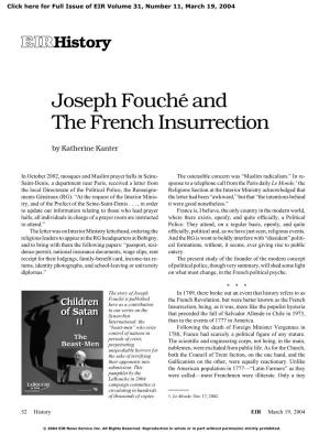 Joseph Fouché and the French Insurrection