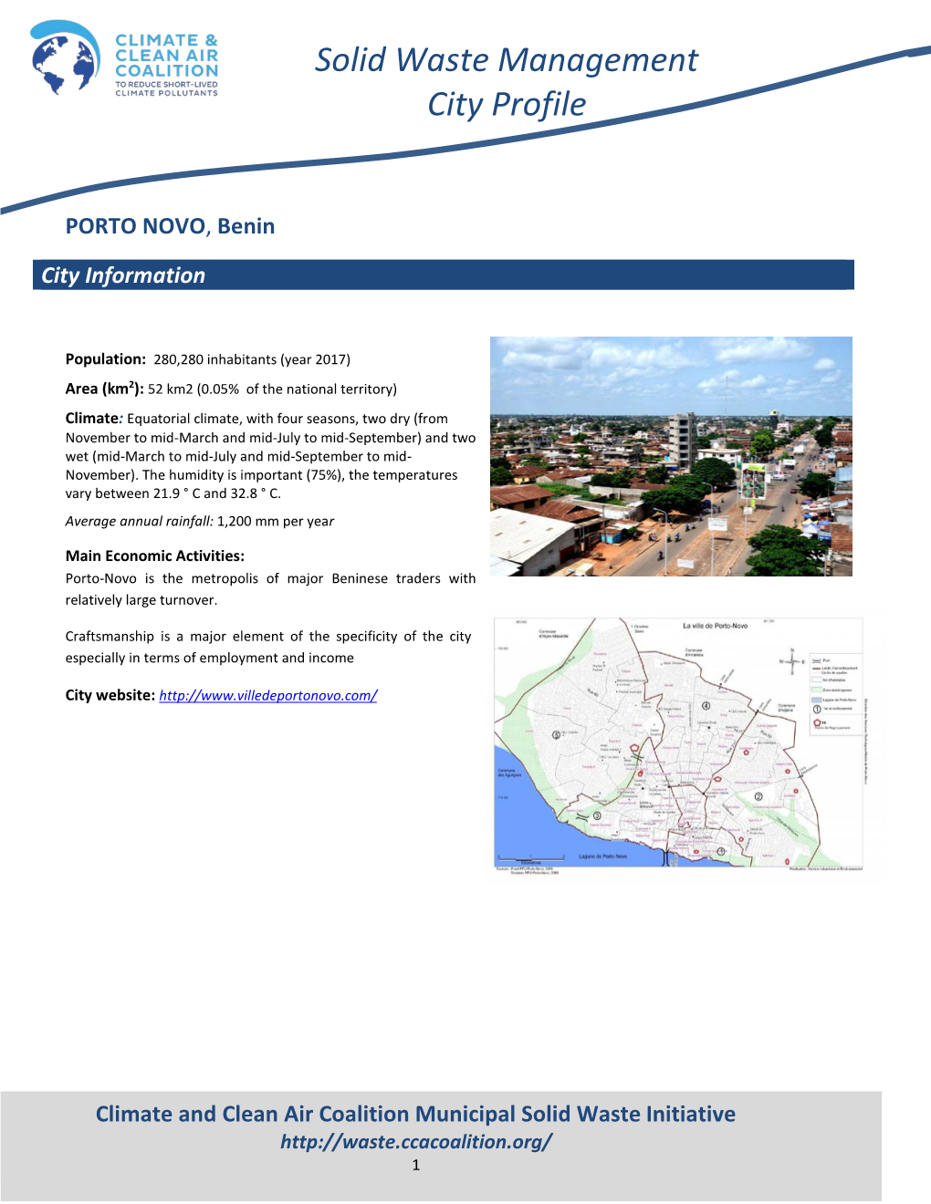 PORTO NOVO, Benin City Information