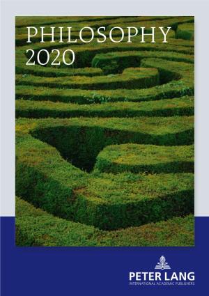 PHILOSOPHY 2020 Contents Philosophy
