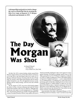 The Day Morgan Was Shot Most Influential Banking Dynasties in the World