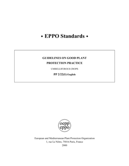 EPPO Standards 