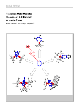 FOCUS REVIEW Transition Metal Mediated Cleavage of C-C Bonds