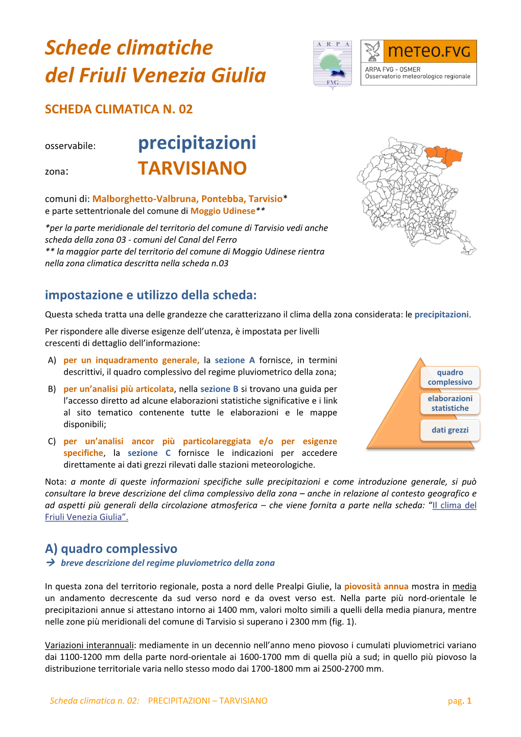 PRECIPITAZIONI – TARVISIANO Pag