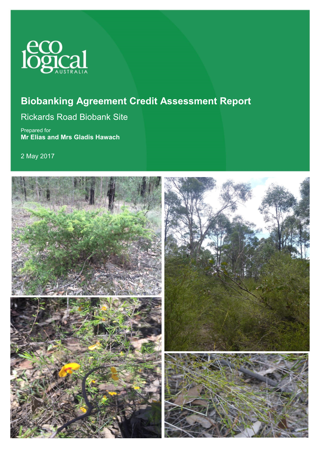 Biobanking Agreement Credit Assessment Report