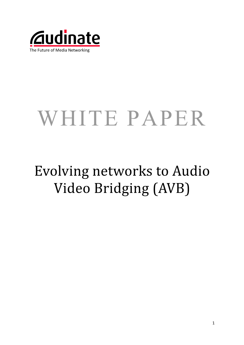 Audinate Avb White Paper V1 2.Pdf