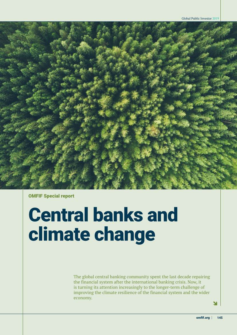 Central Banks and Climate Change