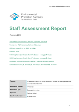 APP203705 Staff Assessment Report.Pdf