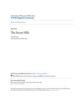The Secret Hills