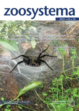 A Taxonomic Review of the Mygalomorph Spider Genus Linothele Karsch, 1879 (Araneae, Dipluridae)