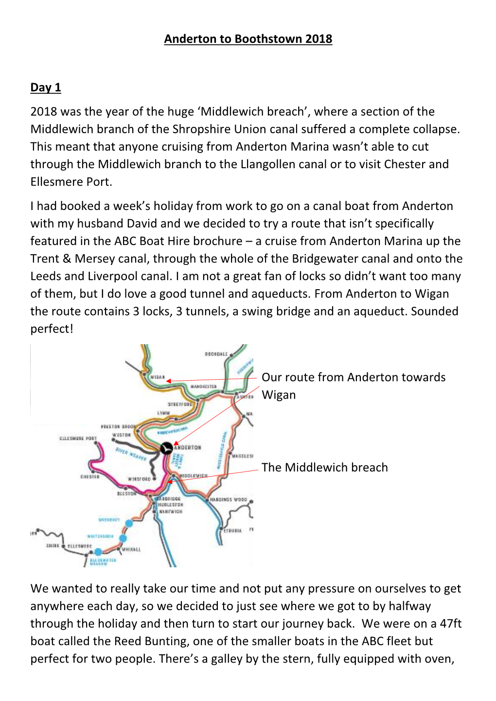 Anderton to Boothstown 2018 Day 1 2018 Was the Year