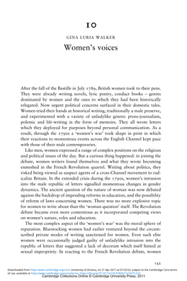 Women's Voices