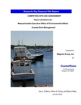 Buzzards Bay Disposal Site Report