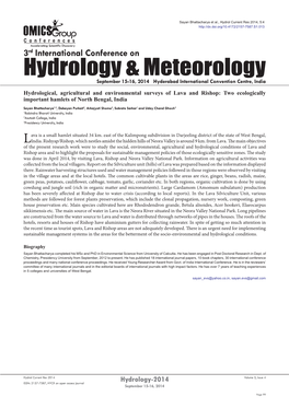Hydrology & Meteorology