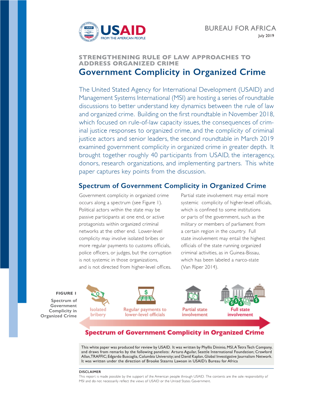 Government Complicity in Organized Crime