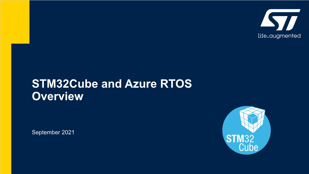 Stm32cube and Azure RTOS Overview