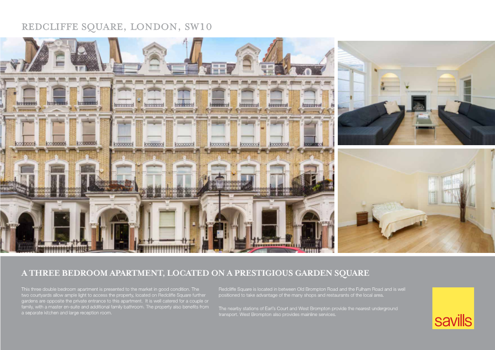 Redcliffe Square, London, Sw10