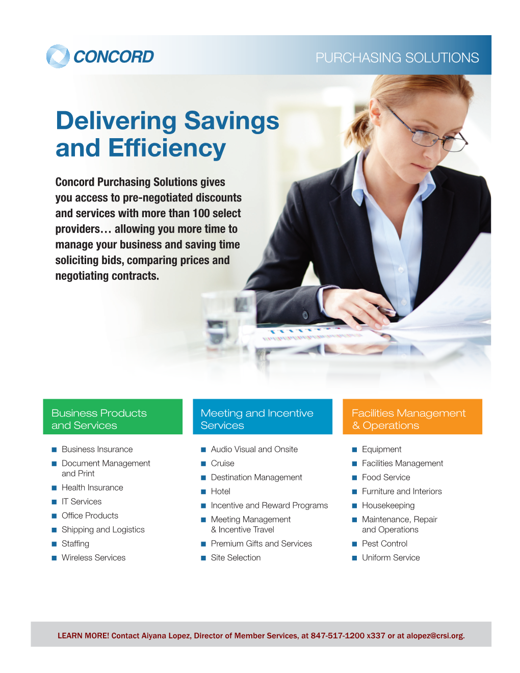 Delivering Savings and Efficiency
