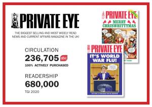 PRIVATE EYE Has Offered a Unique Blend of Humour, Social and Political Observations and Investigative Journalism