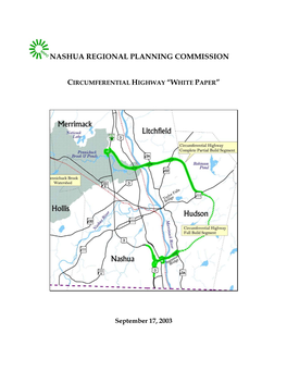 NRPC White Paper on the Nashua-Hudson Circumferential