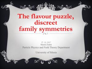 The Flavour Puzzle, Discreet Family Symmetries
