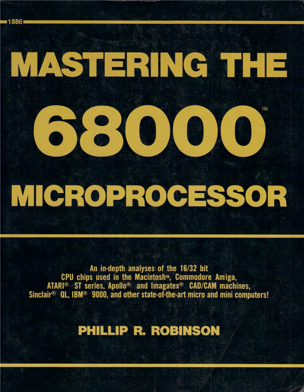 68000 MICROPROCESSOR Also by the Author from TAB BOOKS Inc