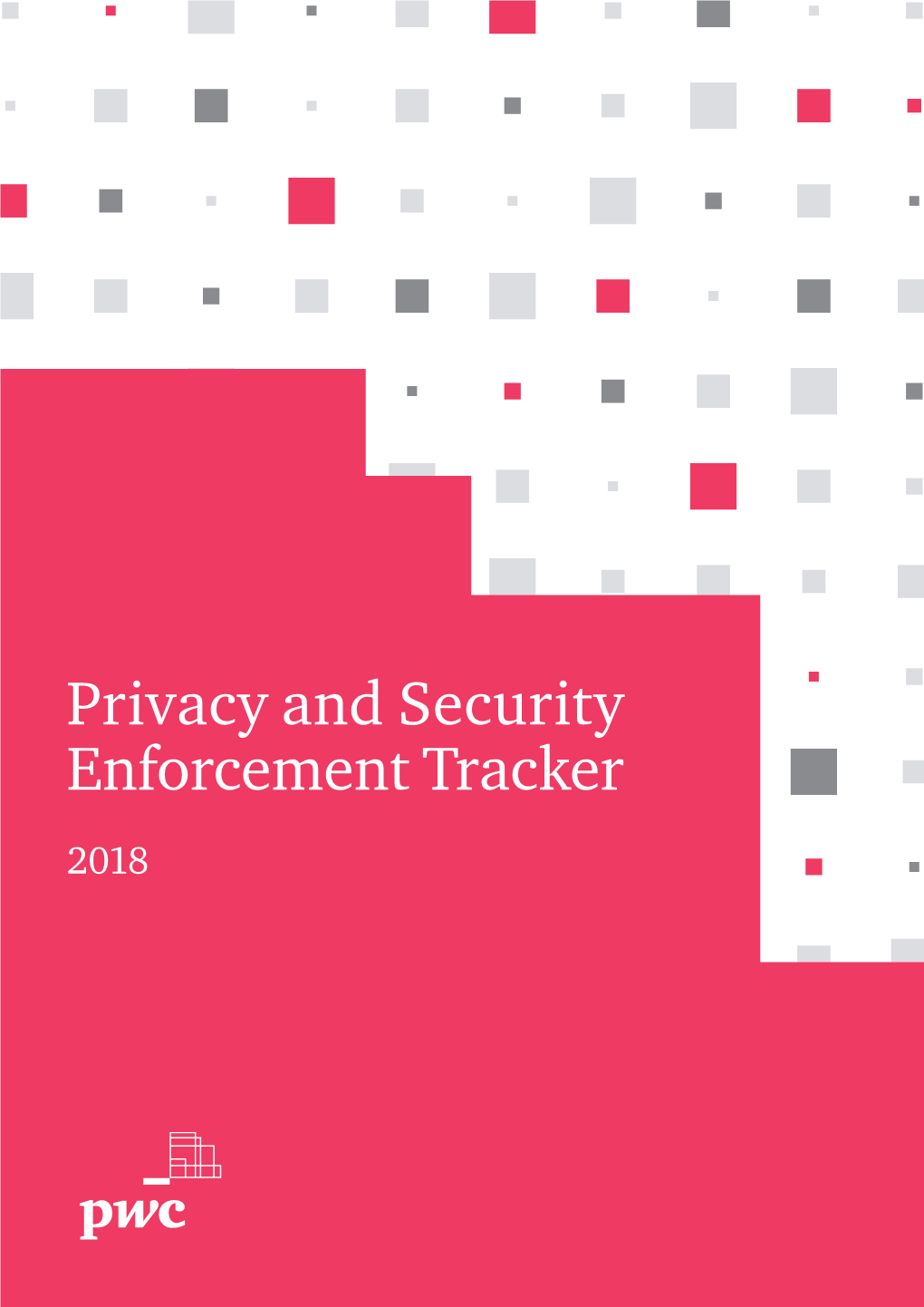 Privacy and Security Enforcement Tracker
