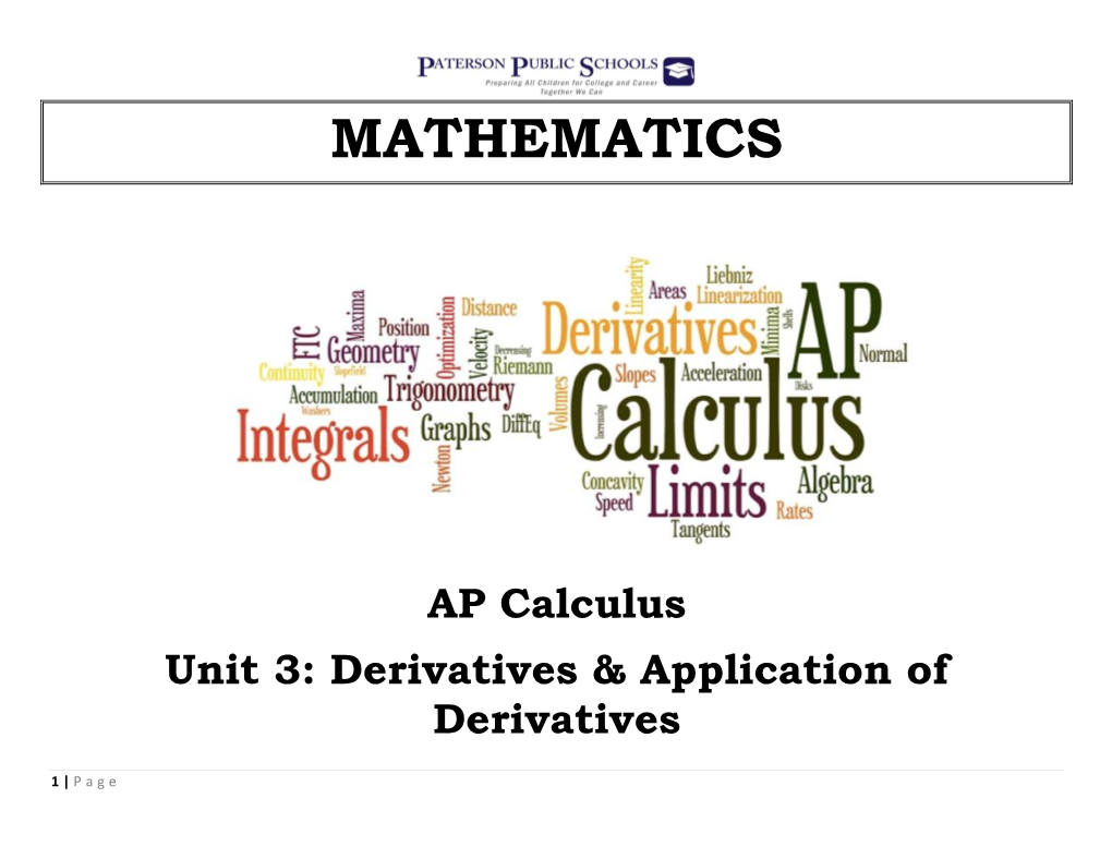 Mathematical Practices for AP Calculus