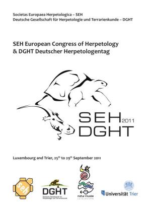 SEH European Congress of Herpetology & DGHT Deutscher
