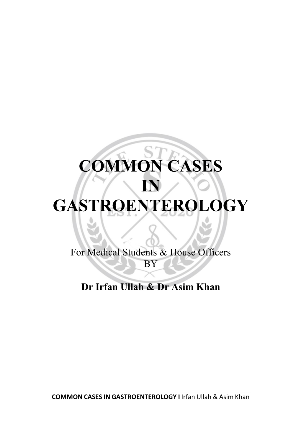 Common Cases in Gastroenterology