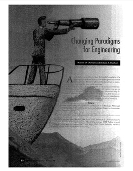 Changing Paradigms for Engineering